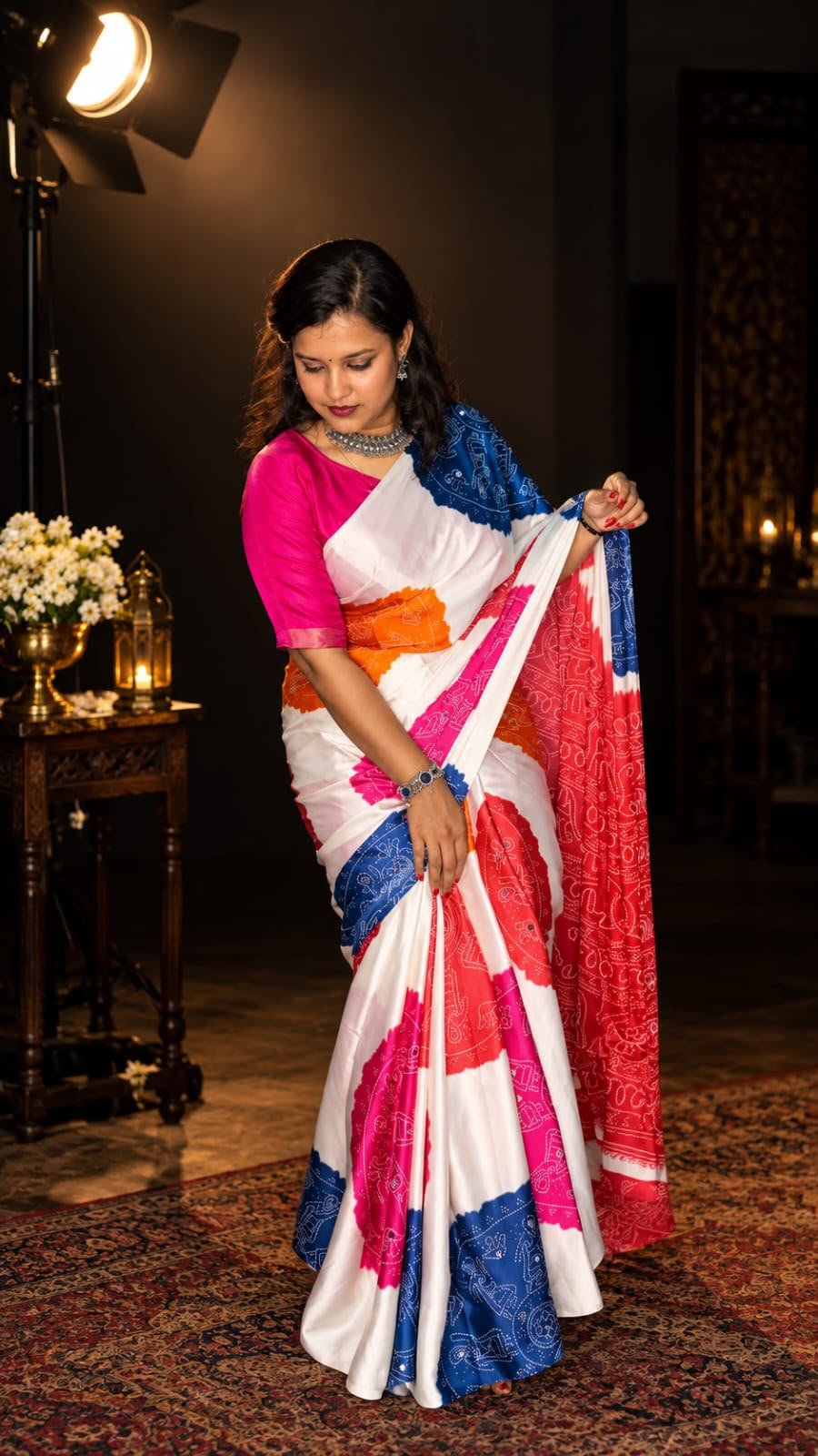 Saarbhi Mirror Modal Soft Silk Saree image 3